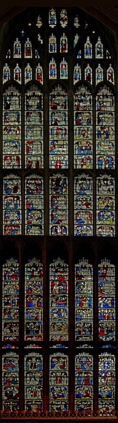 Fenster w5 mit dem hl. Wilhelm Fenster von English School