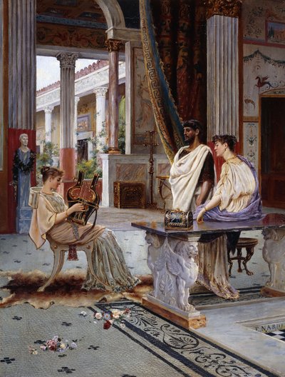 Musikalischer Nachmittag, Pompeji von Enrico Nardi