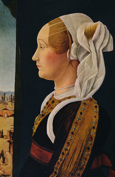 Ginevra Bentivoglio, 1474-1477 von Ercole de