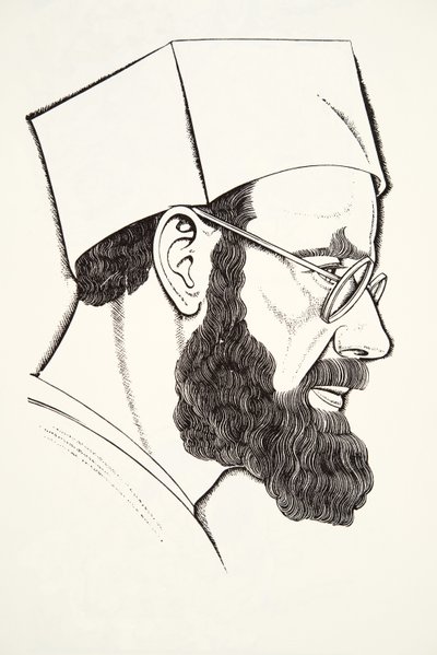 Selbstporträt von Eric Gill