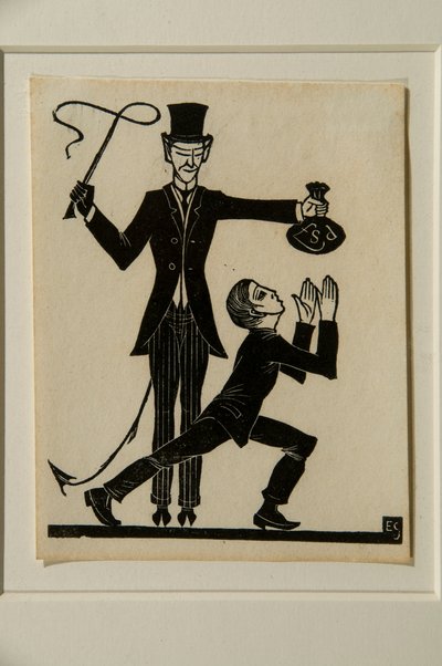 Der Affe und die Peitsche von Eric Gill
