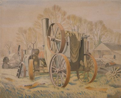 Der Traktor, 1933 von Eric Ravilious