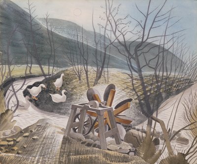 Wasserrad, 1938 von Eric Ravilious