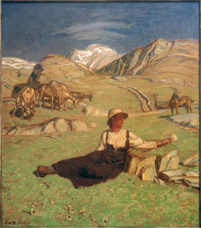 Im ersten Grün von Erich Erler Samaden