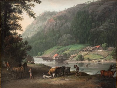 Tistedalen bei Frederikshald in Norwegen von Erik Pauelsen