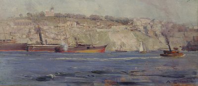 Observatoriumshügel, Millers Point, Sydney von Arthur Streeton
