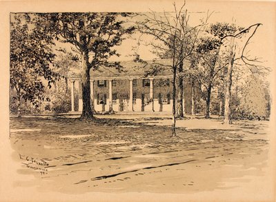 Saratoga. Haus von General Schuyler von Ernest C. Peixotto