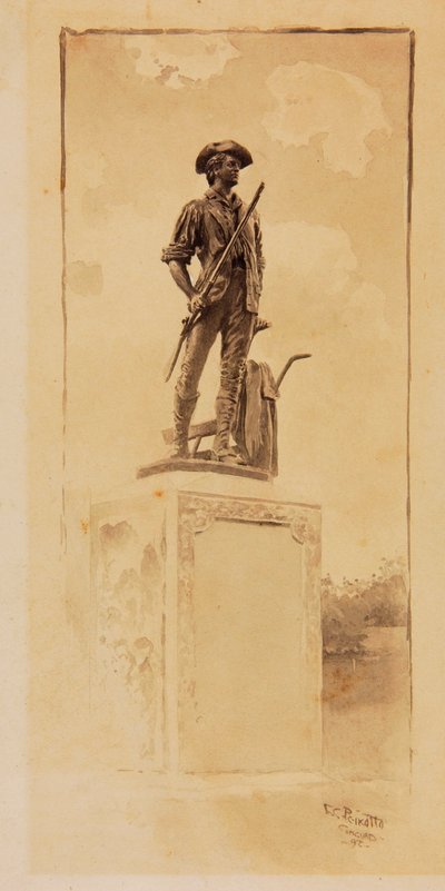 Das Minuteman-Denkmal von Ernest C. Peixotto