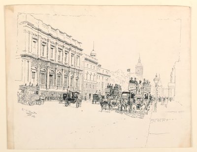 Der Bankettsaal, Whitehall, London von Ernest Clifford Peixotto