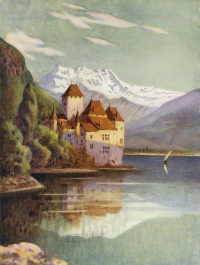 Das Schloss von Chillon von Ernest Hasseldine