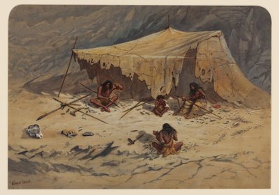 Prähistorisches Lager, 1871 von Ernest Henry Griset