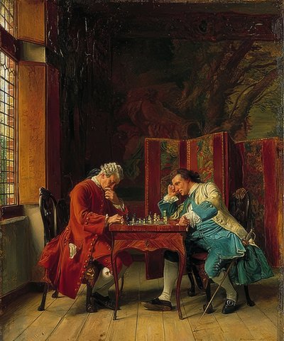 Die Schachspieler von Jean Louis Ernest Meissonier