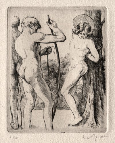 Das Martyrium des Hl. Sebastian von Ernest Rouart
