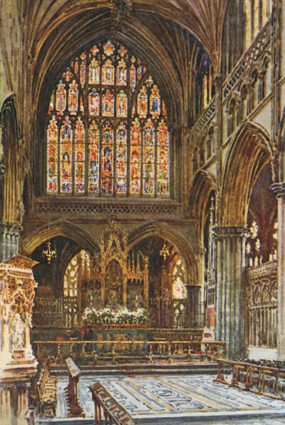 Das Heiligtum, Exeter Cathedral von Ernest William Haslehust