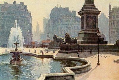 Trafalgar Square von Ernest William Haslehust