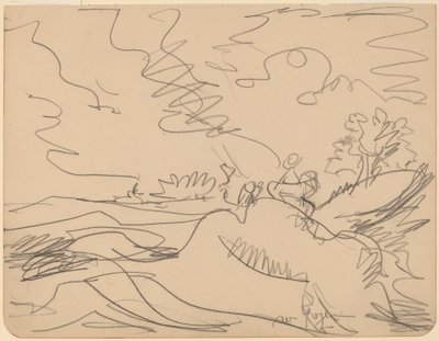 Landschaft im Taunus, 1916 von Ernst Ludwig Kirchner