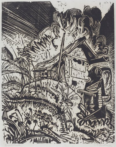 Berg Haus, 1917 von Ernst Ludwig Kirchner