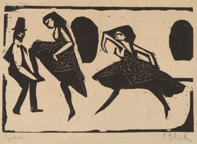 Akrobatischer Tanz von Ernst Ludwig Kirchner