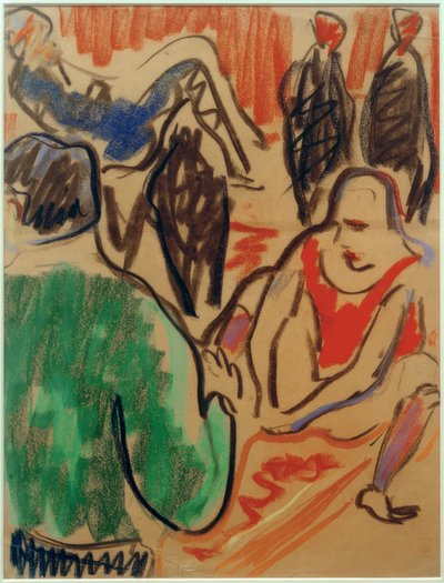 Artisten (Personengruppe) von Ernst Ludwig Kirchner
