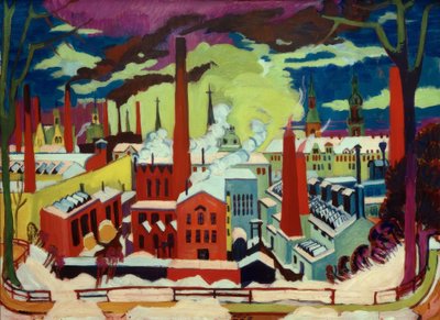 Chemnitzer Fabriken von Ernst Ludwig Kirchner