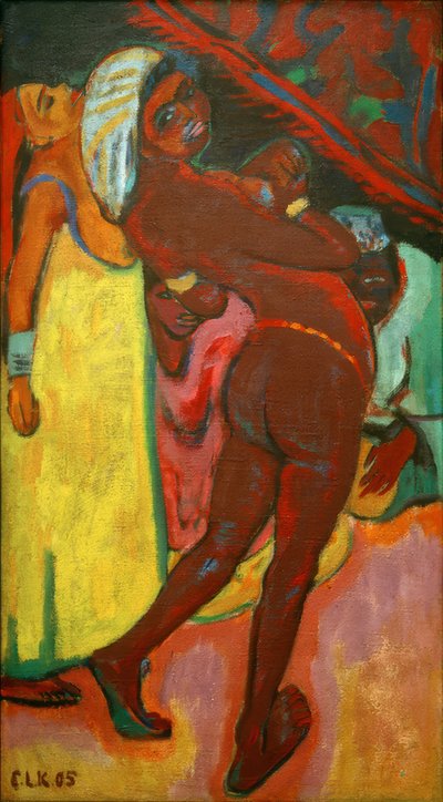 Die schwarze Tänzerin von Ernst Ludwig Kirchner