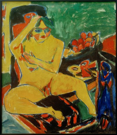 Akt im Atelier von Ernst Ludwig Kirchner