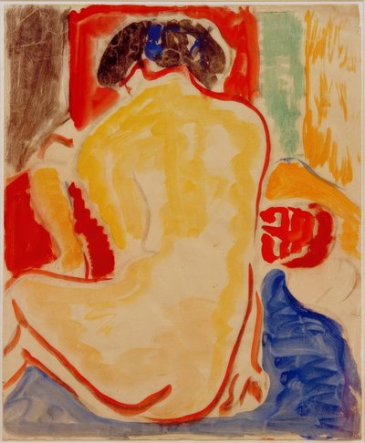 Gelber Rückenakt von Ernst Ludwig Kirchner