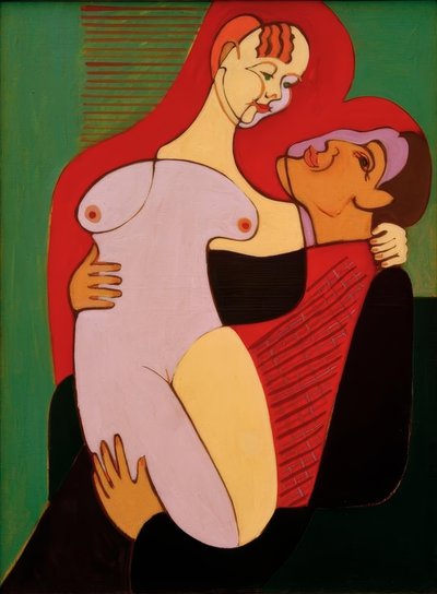 Großes Liebespaar (Ehepaar Hembus) von Ernst Ludwig Kirchner