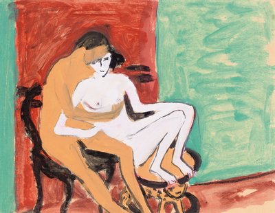Liebende oder junges Paar, 1910 von Ernst Ludwig Kirchner