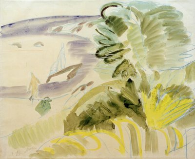 Weißer Strand von Ernst Ludwig Kirchner