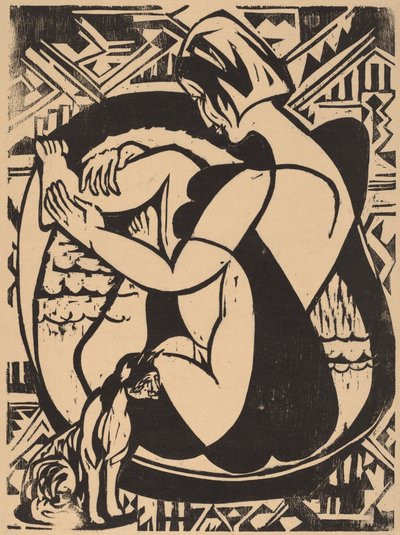 Frau in der Badewanne von Ernst Ludwig Kirchner