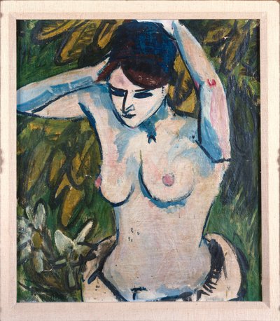 Frau mit erhobenen Armen, 1910 von Ernst Ludwig Kirchner