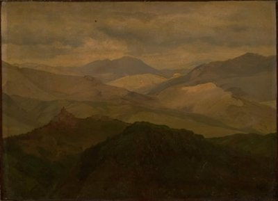 Berglandschaft bei Civitella von Ernst Meyer