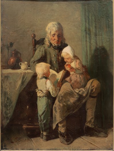 Großvater und Enkelkinder von Ernst Schalck