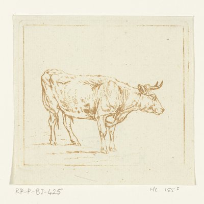 Stier stehend, nach rechts von Ernst Willem Jan Bagelaar