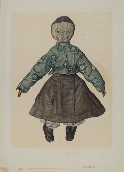 Stoffpuppe von Erwin Stenzel
