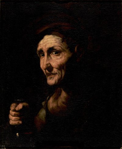 Alte Trinkerin von Esteban March