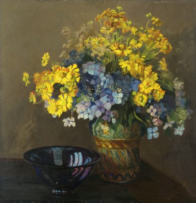 Blau und Gold von Esther Barbara Nicloux Kerr