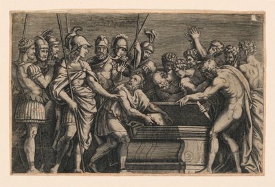 Alexander und das Buch von Homer von Etienne Delaune