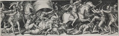 Kämpfe und Triumphe, wahrscheinlich 1560er Jahre von Etienne Delaune