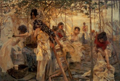 Wäscherinnen von Ettore Tito