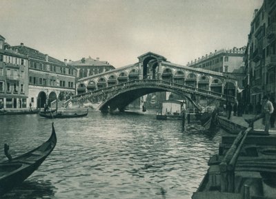 Rialtobrücke, Venedig, Italien, 1927 von Eugen Poppel