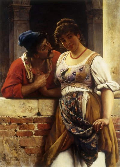 Der Antrag, 1888 von Eugen von Blaas