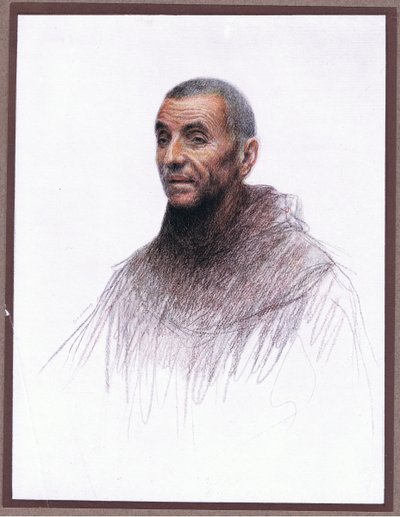 Bruder Juniper von Eugene Burnand