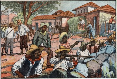 Anti-amerikanische Rebellion in Nicaragua von Eugene Damblans