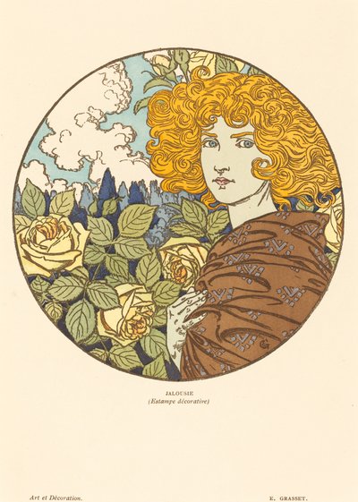 Eifersucht (Jalousie) von Eugene Grasset