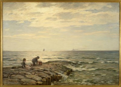 An der Mole von Eugene Gustav Dücker