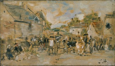Dorfladen, 1844-1898 von Eugene Louis Boudin