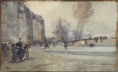 Quai des Grands Augustins von Eugene Louis Gillot