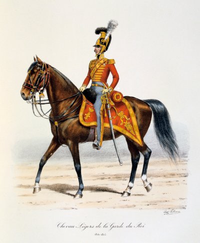 Chevau-Légers de la Garde du Roi, 1814-15 von Eugene Titeux